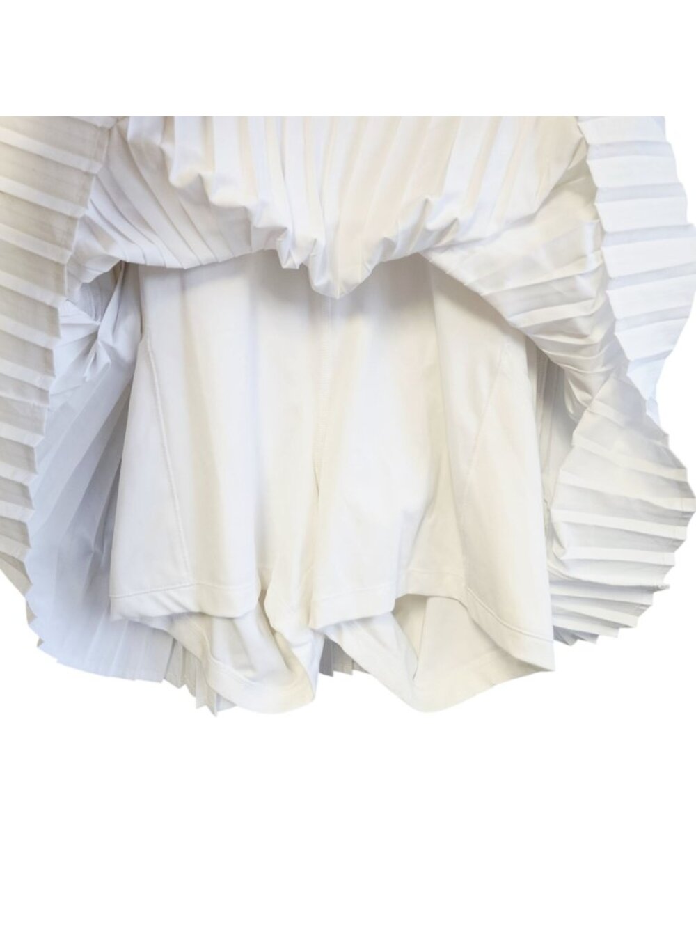 All In Motion White Pleated Active Dress Size M Sustainable Polyester Blend - Picture 8 of 8